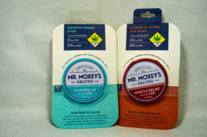 Mr. Moxey's skin rescue and muscle relief salves